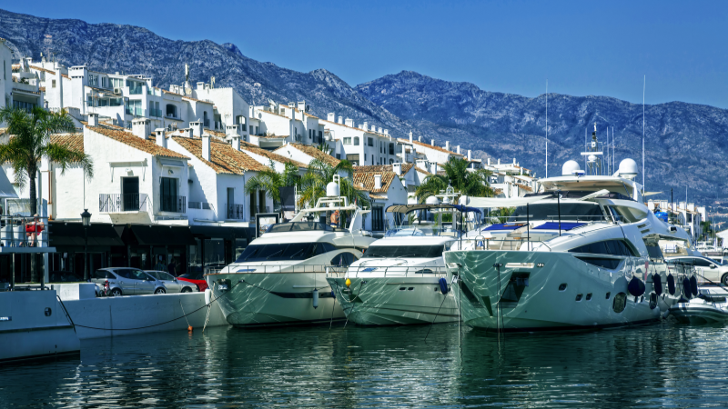 Marbella og Puerto Banús 18. marts